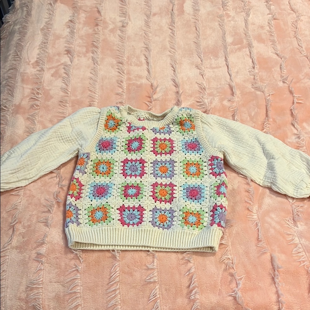 Used Great Condition ZARA girls crochet top. Size 4-5 years.